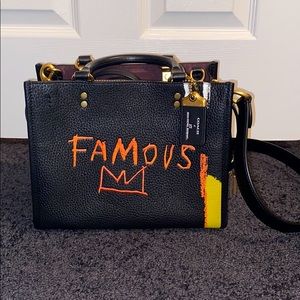 Brand nwt Jean- Michel Basquiat X Coach Famous bag